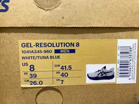 Sepatu Asics Gel-Resolution 8 - Kondisi Istimewa