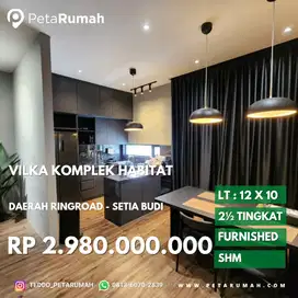 Rumah mewah komplek habitat furnish daerah ringroad dan setia budi