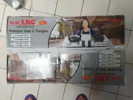 Kompor tanam LRC 2 tungku (Tempered Glass) MASIH BARU