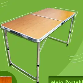 Meja lipat portable