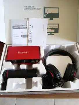 Jual FULL SET Alat Rekaman Scarlett 2i2 Studio 3rd Gen 2-in