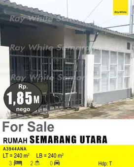DIJUAL RUMAH DI SEMARANG UTARA A3944