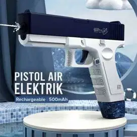 Pistol Air Mainan Elektrik Water Gun Rechargeable 500mAh