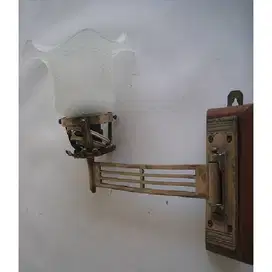 Vintage antik - art deco lampu dinding retro era ned - Indies