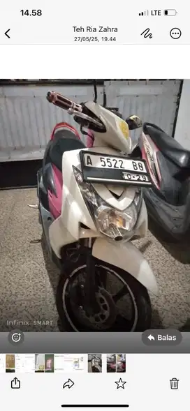 Dijual motor mio soul bagus siap pakai
