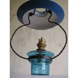Vintage lampu minyak gantung antik PLINTIR retro