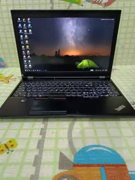 Laptop Gaming Desain Thinkpad P50 core i7 seri HQ Ram 32/SSD 512gb
