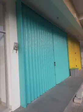 Rolling door galvalum folding gate besi