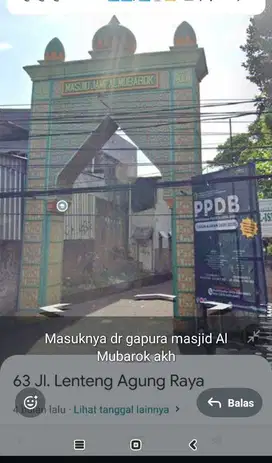 Rumah Murah Dekat Stasiun dan Pasar Lenteng Agung