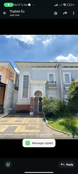 Di Jual Rumah Murah Cluster Alicante Gading Serpong
