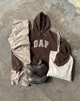 Hoodie Gap Brown Ori