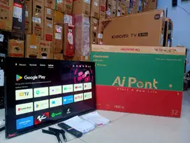 TV LED CHANGHONG ANDROID 32 INC FULLSET KONDISI SEPERTI BARU (5085)