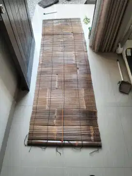 Dijual murah Tirai (Kerei) Bambu Wulung Banyak Ukuran