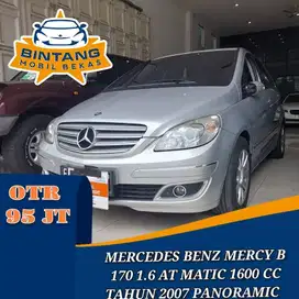 MERCEDES BENZ MERCY B 170 AT AUTOMATIC 1700 CC BENSIN TAHUN 2007