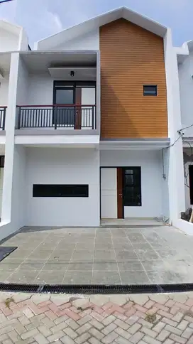 RUMAH MODERN VILLA SEJUK BERKABUT 2 LT DEKAT STASIUN KCIC PADALARANG