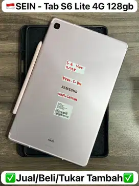 samsung tab s6 lite 4/128gb like new