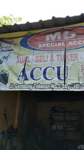 Aki mobil dan sepeda motor baru/bekas bergaransi