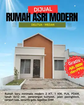 Rumah daerah delitua sangat dekat ke RS Sembiring dan Perumahan Merci