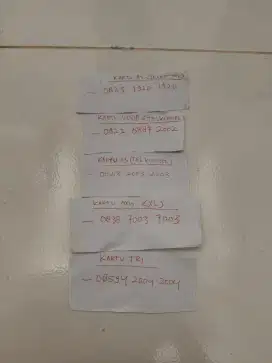 Nomor cantik mudah di hapal