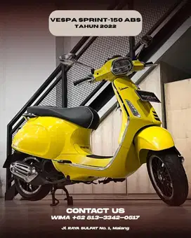 VESPA SPRINT I-GET 150 ABS TAHUN 2022