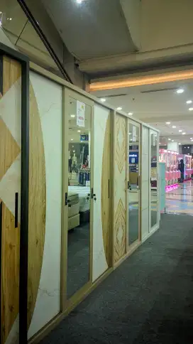 LEMARI PAKAIAN PINTU GESER SPECIAL CICILAN MURAH