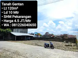 Jual Tanah Area Gentan, Dekat Laweyan, Purwosari, Solo Baru