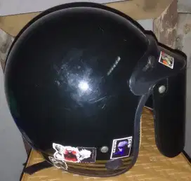 Dijual helm Bogo classic hitam glossy