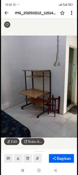 Disewakan kamar kost khusus Pria daerah Kemanggisan