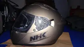 Helm NHK GP Prime Dd ring doff/ Solid double visor size L