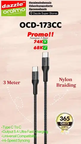 Kabel C To C 5A Oraimo