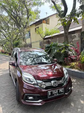 Termurah, Honda Mobilio RS CVT 2015 Automatic, Cornelian Red