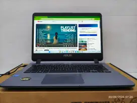 Laptop Asus X407MA Ram 4 Gb SSD 128 Gb + HDD 1 Tb Fullset minus battry