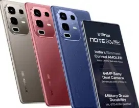 INFINIX NOTE 50S 5G 8+8/256 ( LAYAR 3D-CURVED ) BARU GARANSI RESMI