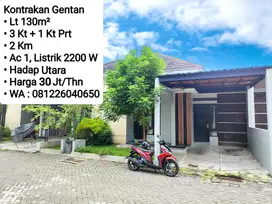 Sewa Rumah Area Cluster Gentan, Dekat Laweyan, Purwosari, Solo Baru