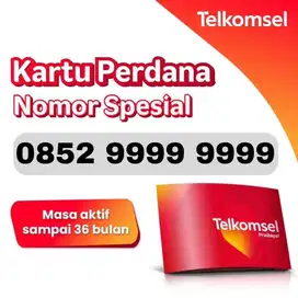 Nomor cantik telkomsel Okta 9