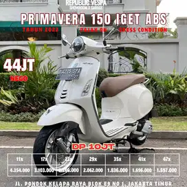 PIAGGIO PRIMAVERA 150 IGET ABS Tahun 2022 WARNA PUTIH FAVOURITE COLOUR