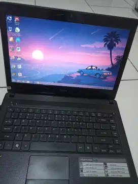 Jual Laptop Acer Aspirane, 4738 Core i34gb, HDD 500gb