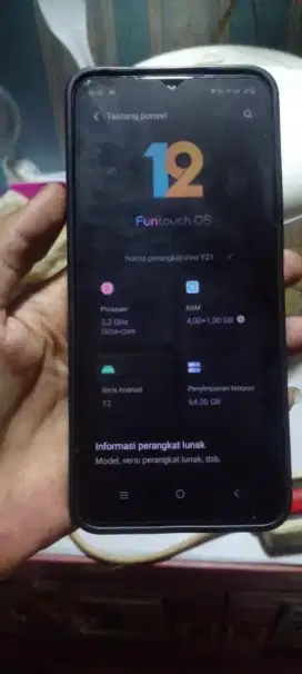 Vivo Y21 ram 4+1/64gb