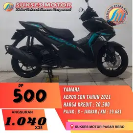 YAMAHA AEROX CON TAHUN 2021 GRATIS KIRIM SEJABODETABEK, BERGARANSI