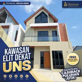 Hunian Strategis Dekat dgn Fasilitas Publik dan 7 Menit ke Kampus UNS