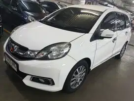 Honda Mobilio E Prestige 2015 A/T Putih Low KM Bagus Mulus Tdp 9Jt