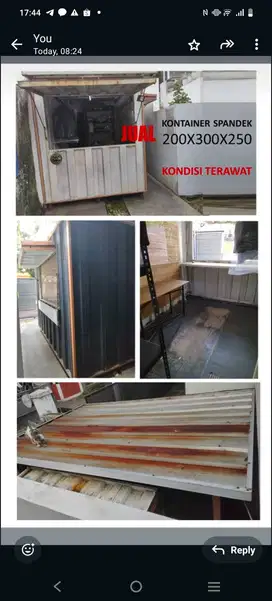 Kontainer 10 Ft Murah Ex Kios Laundry Pondok Labu Jaksel