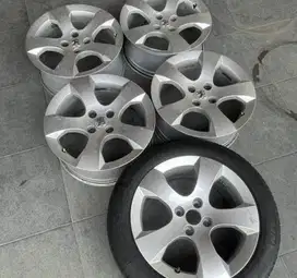 Velg peugeot 17 inch pcd 4x108 lebar 7,5