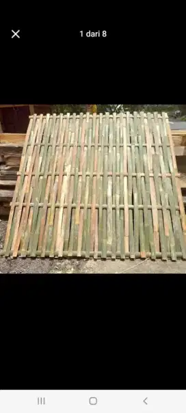 Anyaman bambu ukuran bisa custom