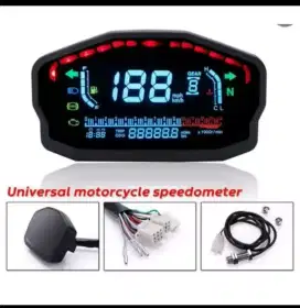 Jual Speedometer motor digital universal