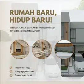 Town house mewah pusat kota depok