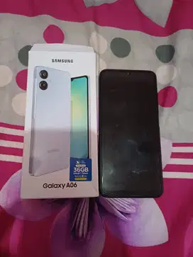 Samsung A06 ram 4 rom 128gb
