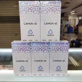 Tecno Camon 40 ram 8gb+8gb/256gb baru garansi resmi harga Promo