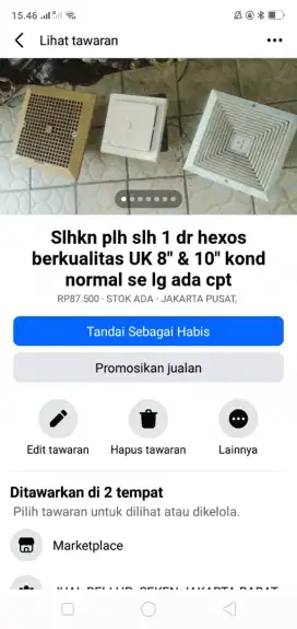 Slhkn plh slh 1 dr hexos berkualitas kond normal hrg terjangkau cptdpt