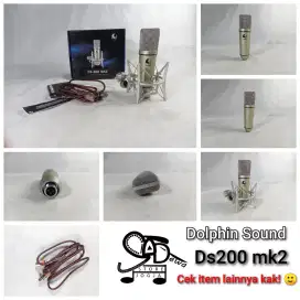 DOLPHIN SOUND DS200 MKII DS 200 MK2 MIC CONDENSER MIKROFON CONDENSOR